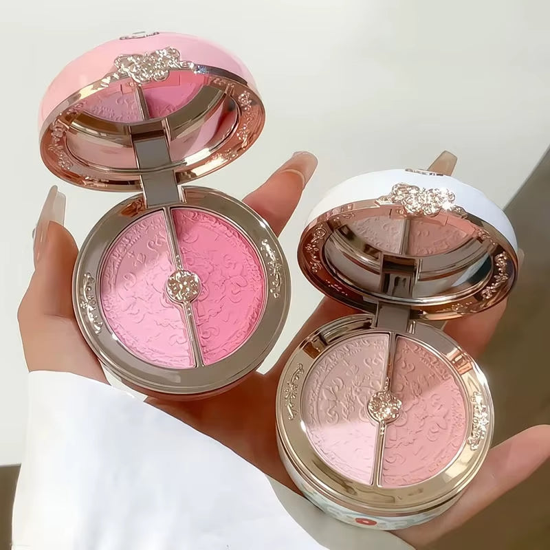 Blushes Butterfly Cloud Collar Bunny Garden Collection Rouge Box Highlighting & Blush Duo Powder Brightening