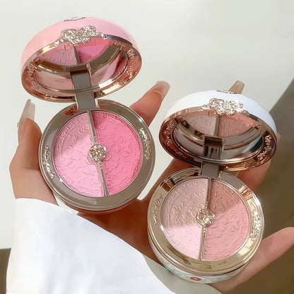 Blushes Butterfly Cloud Collar Bunny Garden Collection Rouge Box Highlighting & Blush Duo Powder Brightening