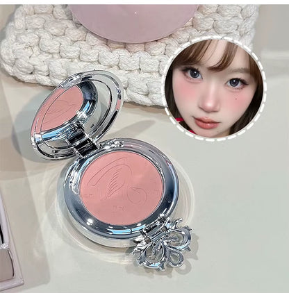 Makeup Kit Include 4 Matte Lipgloss,1 Face Blusher,1 Pressed Powder,1 Eyesshadow Palette,1 Contour Palette with Necklace